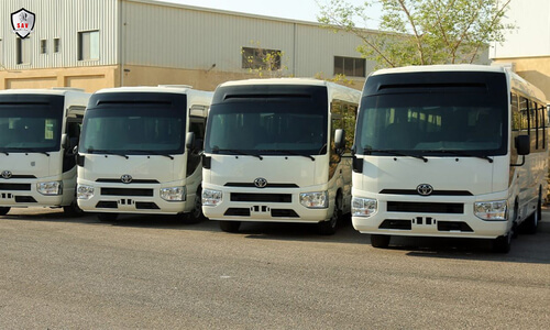 Toyota Coaster تصفيح سيارات مدرعة